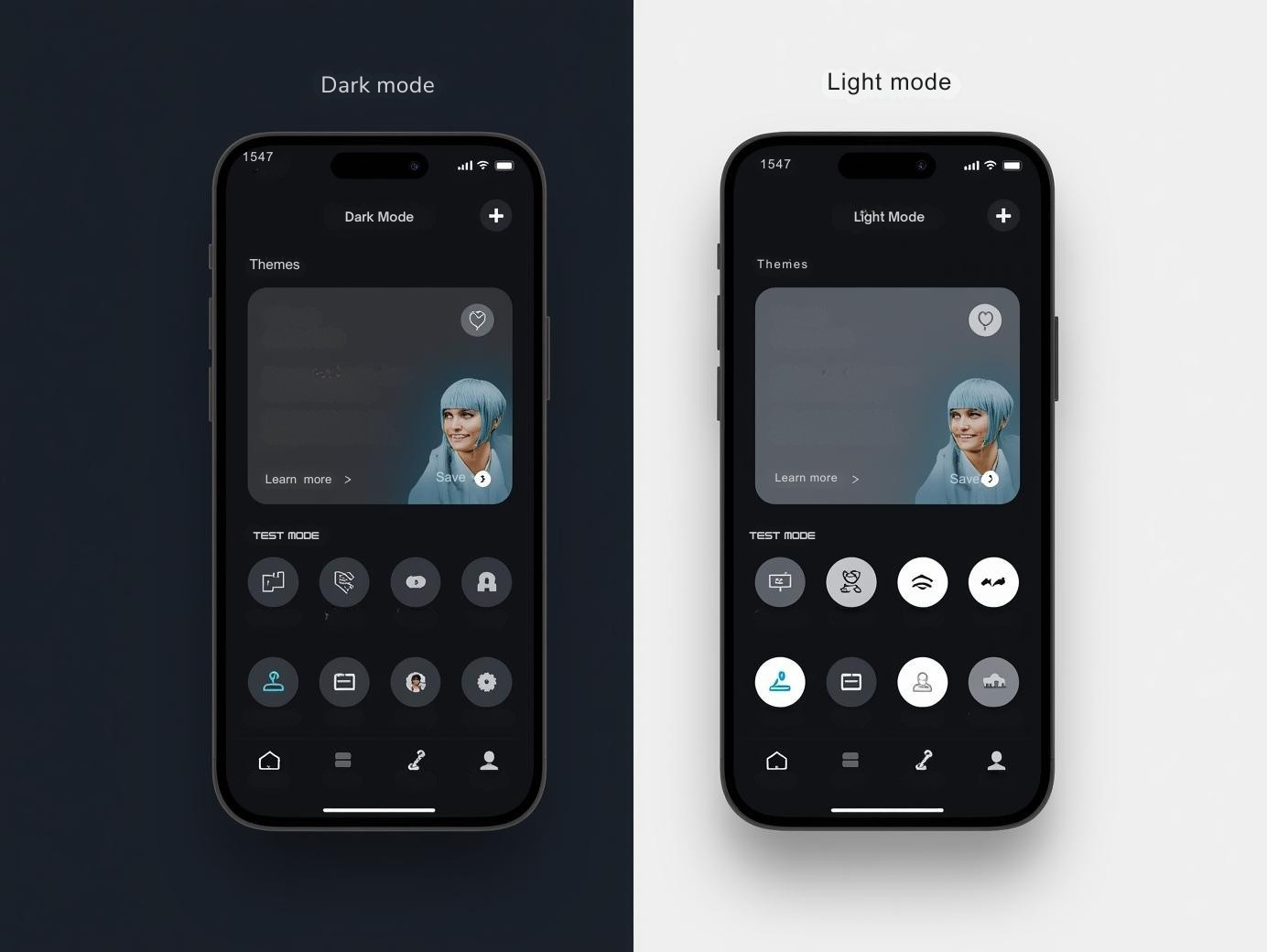 Dark mode Design vs. Light Mode