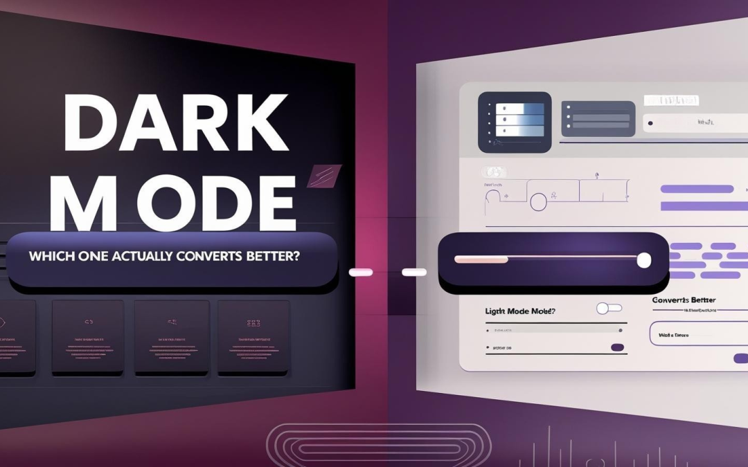 Dark Mode Design vs. Light Mode: Which Converts Better?
